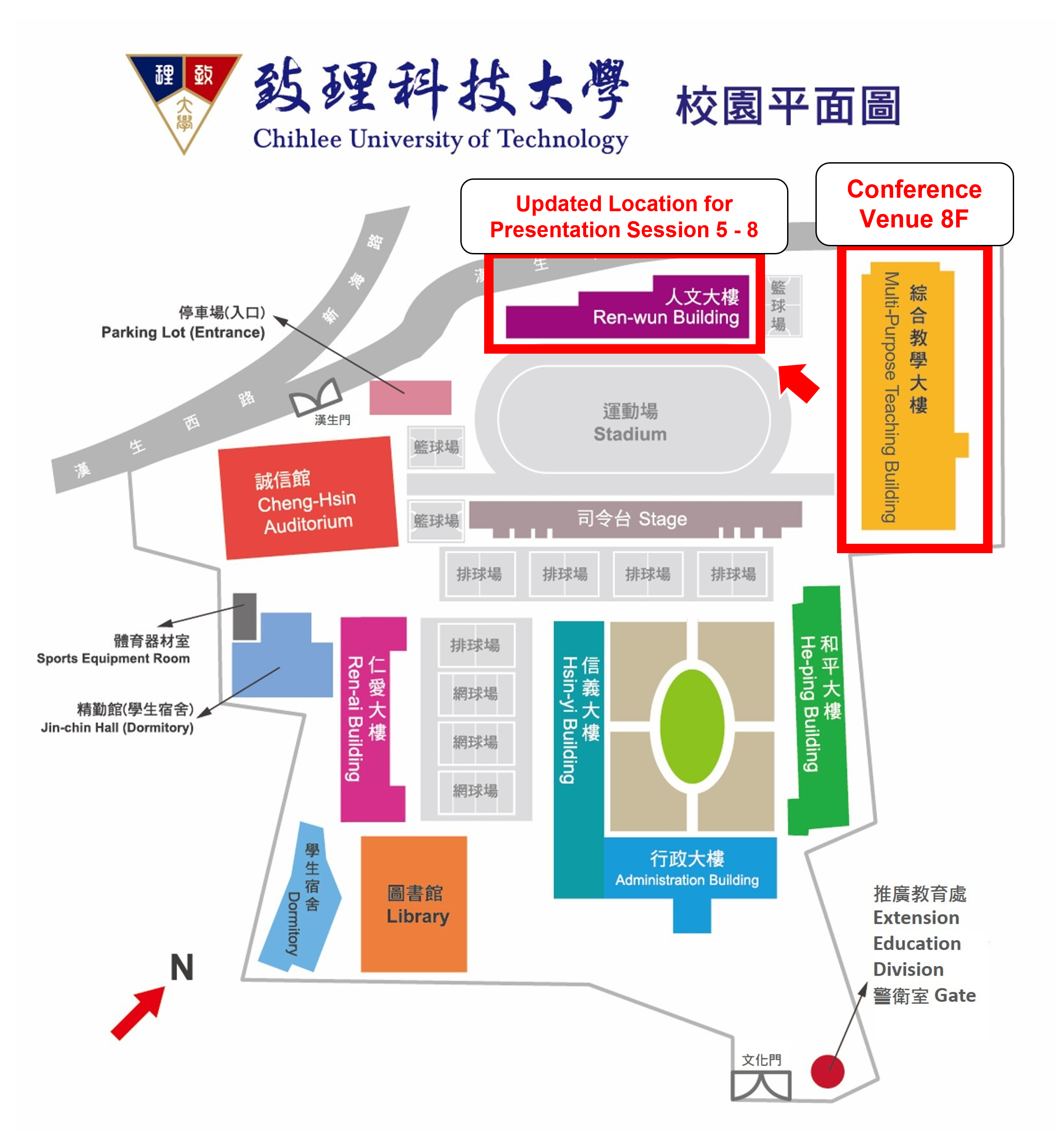 Updated Location Map